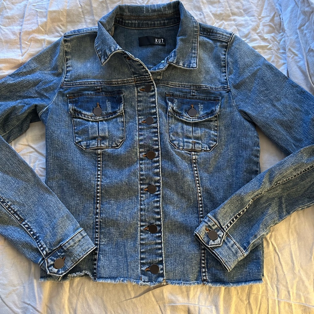 Kut from the Kloth Jean Shirt Jacket Size M EUC